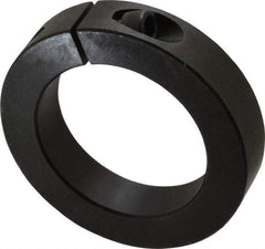 Climax Metal Products - 2-3/8" Bore, Steel, One Piece One Piece Split Shaft Collar - 3-1/2" Outside Diam, 3/4" Wide - A1 Tooling