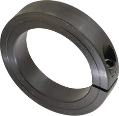 Climax Metal Products - 3" Bore, Steel, One Piece Clamp Collar - 4-1/4" Outside Diam, 7/8" Wide - A1 Tooling