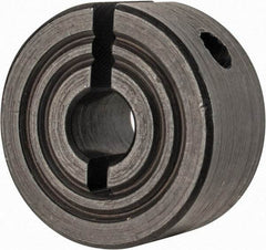 Climax Metal Products - 5mm Bore, Steel, One Piece Clamp Collar - 11/16" Outside Diam - A1 Tooling