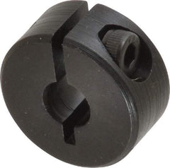 Climax Metal Products - 6mm Bore, Steel, One Piece Clamp Collar - 3/4" Outside Diam - A1 Tooling