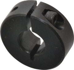 Climax Metal Products - 10mm Bore, Steel, One Piece Clamp Collar - 1" Outside Diam - A1 Tooling