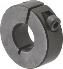 Climax Metal Products - 13mm Bore, Steel, One Piece Clamp Collar - 1-1/4" Outside Diam - A1 Tooling