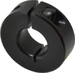 Climax Metal Products - 14mm Bore, Steel, One Piece Clamp Collar - 1-1/4" Outside Diam - A1 Tooling