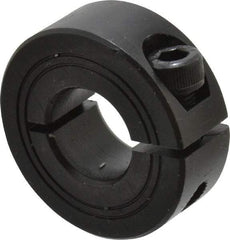 Climax Metal Products - 15mm Bore, Steel, One Piece Clamp Collar - 1-3/8" Outside Diam - A1 Tooling