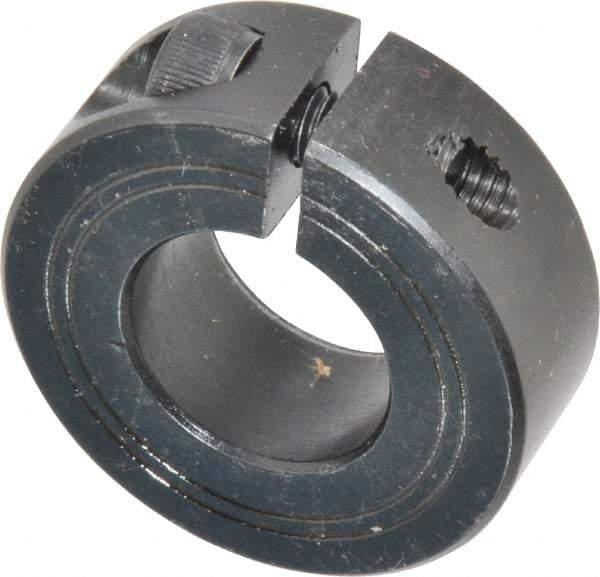 Climax Metal Products - 20mm Bore, Steel, One Piece Clamp Collar - 1-5/8" Outside Diam - A1 Tooling