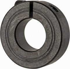 Climax Metal Products - 21mm Bore, Steel, One Piece Clamp Collar - 1-3/4" Outside Diam - A1 Tooling