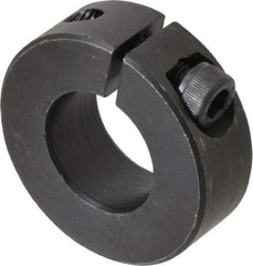 Climax Metal Products - 22mm Bore, Steel, One Piece Clamp Collar - 1-3/4" Outside Diam - A1 Tooling