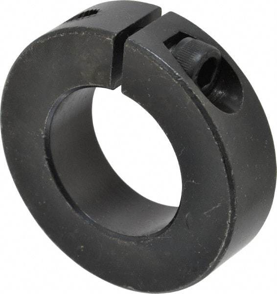 Climax Metal Products - 30mm Bore, Steel, One Piece Clamp Collar - 2-1/8" Outside Diam - A1 Tooling