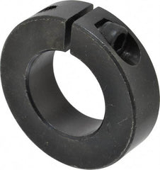 Climax Metal Products - 30mm Bore, Steel, One Piece Clamp Collar - 2-1/8" Outside Diam - A1 Tooling