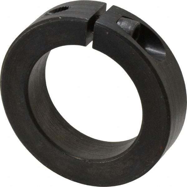 Climax Metal Products - 40mm Bore, Steel, One Piece Clamp Collar - 2-3/8" Outside Diam - A1 Tooling