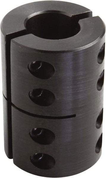 Climax Metal Products - 1-1/4" Inside x 2-1/4" Outside Diam, Two Piece Rigid Coupling without Keyway - 3-3/8" Long - A1 Tooling