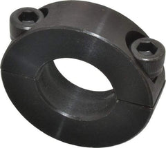 Climax Metal Products - 13/16" Bore, Steel, Two Piece Two Piece Split Shaft Collar - 1-5/8" Outside Diam, 1/2" Wide - A1 Tooling