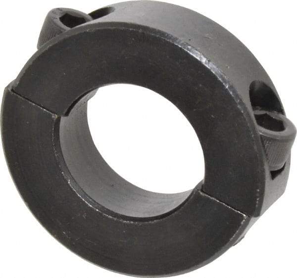 Climax Metal Products - 15/16" Bore, Steel, Two Piece Two Piece Split Shaft Collar - 1-3/4" Outside Diam, 1/2" Wide - A1 Tooling