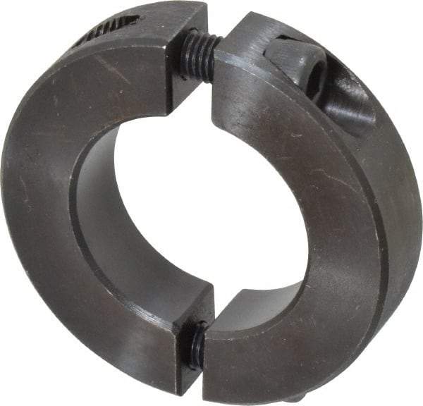 Climax Metal Products - 1-3/16" Bore, Steel, Two Piece Shaft Collar - 2-1/16" Outside Diam, 1/2" Wide - A1 Tooling