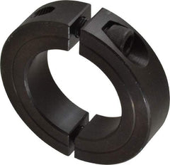 Climax Metal Products - 1-11/16" Bore, Steel, Two Piece Two Piece Split Shaft Collar - 2-3/4" Outside Diam, 11/16" Wide - A1 Tooling