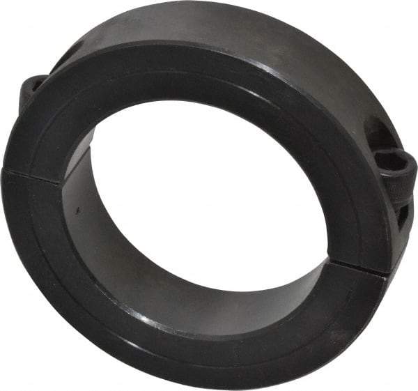 Climax Metal Products - 2-3/16" Bore, Steel, Two Piece Shaft Collar - 3-1/4" Outside Diam, 3/4" Wide - A1 Tooling