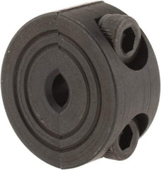 Climax Metal Products - 4mm Bore, Steel, Two Piece Shaft Collar - 11/16" Outside Diam - A1 Tooling