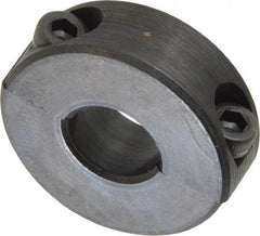 Climax Metal Products - 10mm Bore, Steel, Two Piece Shaft Collar - 1" Outside Diam - A1 Tooling