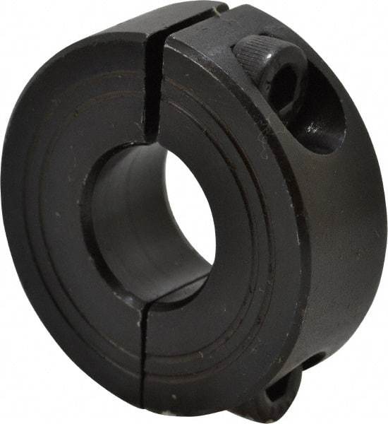 Climax Metal Products - 13mm Bore, Steel, Two Piece Shaft Collar - 1-1/4" Outside Diam - A1 Tooling