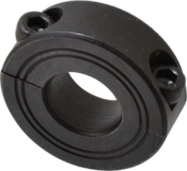 Climax Metal Products - 17mm Bore, Steel, Two Piece Shaft Collar - 1-1/2" Outside Diam - A1 Tooling