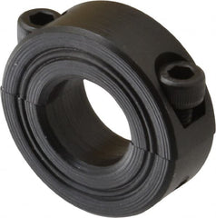 Climax Metal Products - 18mm Bore, Steel, Two Piece Shaft Collar - 1-1/2" Outside Diam - A1 Tooling