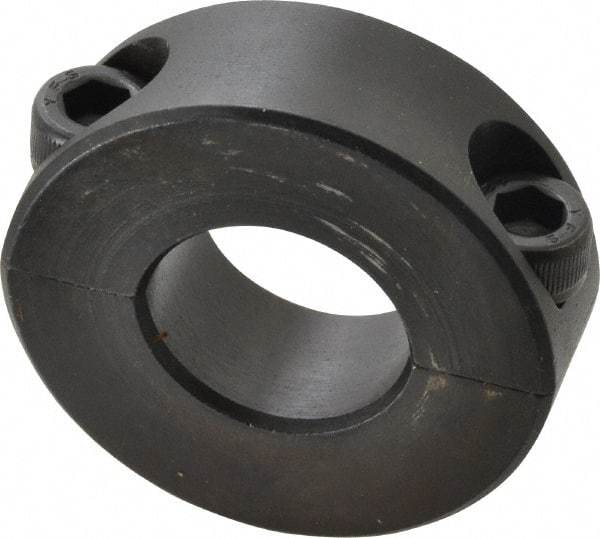 Climax Metal Products - 21mm Bore, Steel, Two Piece Shaft Collar - 1-3/4" Outside Diam - A1 Tooling