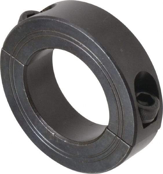 Climax Metal Products - 34mm Bore, Steel, Two Piece Shaft Collar - 2-1/4" Outside Diam - A1 Tooling