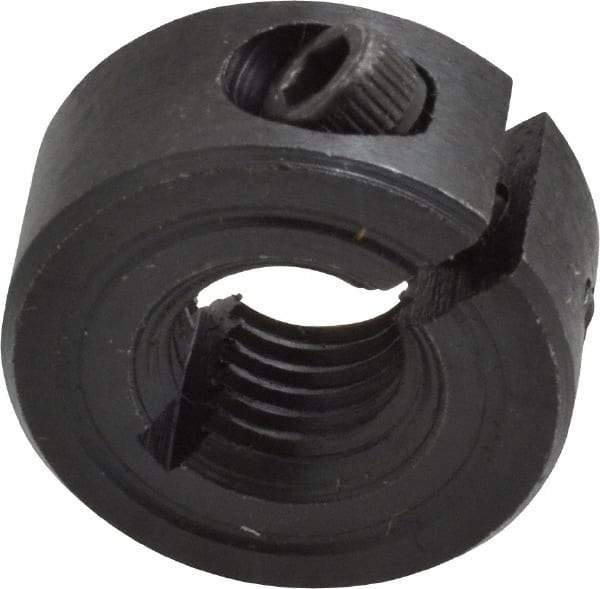 Climax Metal Products - 5/16-24 Thread, Steel, One Piece Threaded Shaft Collar - 11/16" Outside Diam, 5/16" Wide - A1 Tooling