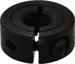 Climax Metal Products - 3/8-24 Thread, Steel, One Piece Threaded Shaft Collar - 7/8" Outside Diam, 3/8" Wide - A1 Tooling