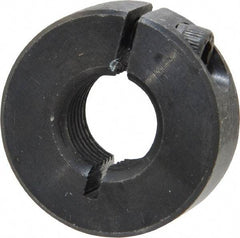 Climax Metal Products - 1/2-20 Thread, Steel, One Piece Threaded Shaft Collar - 1-1/8" Outside Diam, 13/32" Wide - A1 Tooling