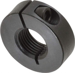 Climax Metal Products - 5/8-18 Thread, Steel, One Piece Threaded Shaft Collar - 1-5/16" Outside Diam, 7/16" Wide - A1 Tooling