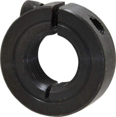 Climax Metal Products - 3/4-16 Thread, Steel, One Piece Threaded Shaft Collar - 1-1/2" Outside Diam, 1/2" Wide - A1 Tooling