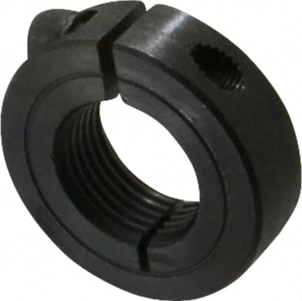 Climax Metal Products - 7/8-14 Thread, Steel, One Piece Threaded Shaft Collar - 1-5/8" Outside Diam, 1/2" Wide - A1 Tooling