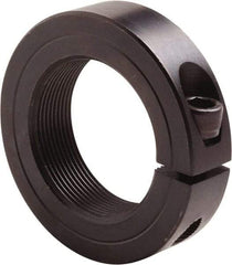 Climax Metal Products - 1-3/4-16 Thread, Steel, One Piece Threaded Shaft Collar - 2-3/4" Outside Diam, 11/16" Wide - A1 Tooling