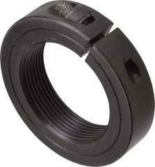 Climax Metal Products - 2-12 Thread, Steel, One Piece Threaded Shaft Collar - 3" Outside Diam, 11/16" Wide - A1 Tooling