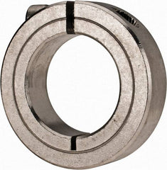 Climax Metal Products - 1-1/8" Bore, Stainless Steel, One Piece Clamp Collar - 1-7/8" Outside Diam, 1/2" Wide - A1 Tooling