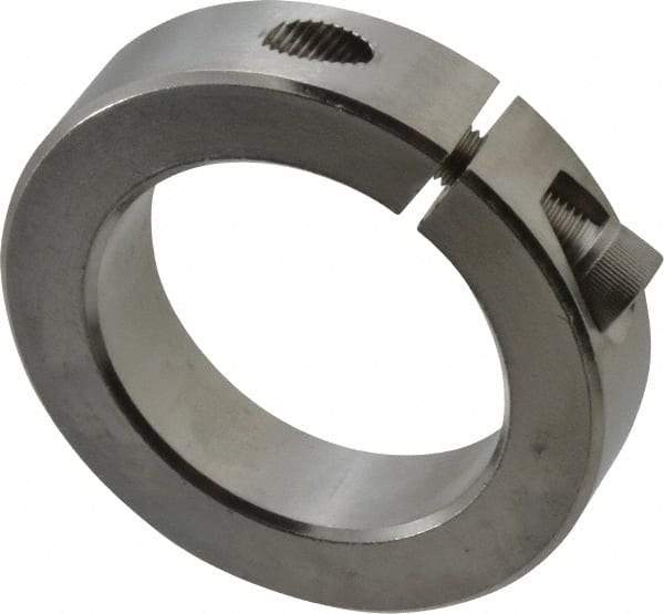 Climax Metal Products - 2" Bore, Stainless Steel, One Piece Clamp Collar - 3" Outside Diam, 11/16" Wide - A1 Tooling