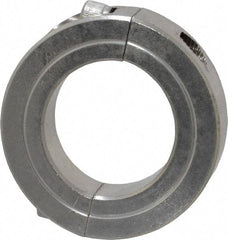 Climax Metal Products - 1-1/4" Bore, Stainless Steel, Two Piece Shaft Collar - 2-1/16" Outside Diam, 1/2" Wide - A1 Tooling