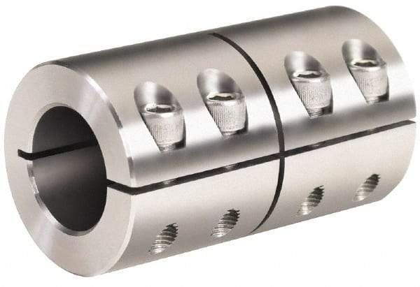 Climax Metal Products - 7/8" Inside x 1-5/8" Outside Diam, One Piece Split Clamping Collar - 2-1/2" Long - A1 Tooling