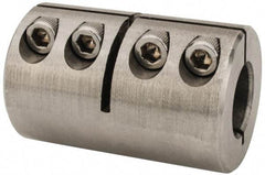 Climax Metal Products - 5/8" Inside x 1-5/16" Outside Diam, One Piece Split Clamping Collar - 2" Long - A1 Tooling