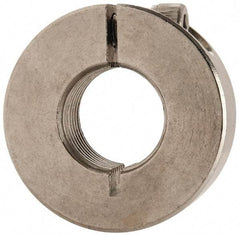 Climax Metal Products - 5/8-18 Thread, Stainless Steel, One Piece Threaded Shaft Collar - 1-5/16" Outside Diam, 7/16" Wide - A1 Tooling