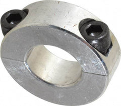 Climax Metal Products - 3/4" Bore, Aluminum, Two Piece Shaft Collar - 1-1/2" Outside Diam, 1/2" Wide - A1 Tooling