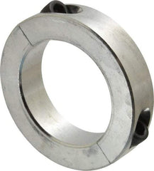 Climax Metal Products - 2" Bore, Aluminum, Two Piece Shaft Collar - 3" Outside Diam, 11/16" Wide - A1 Tooling