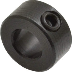 Climax Metal Products - 3/8" Bore, Steel, Set Screw Shaft Collar - 3/4" Outside Diam, 3/8" Wide - A1 Tooling