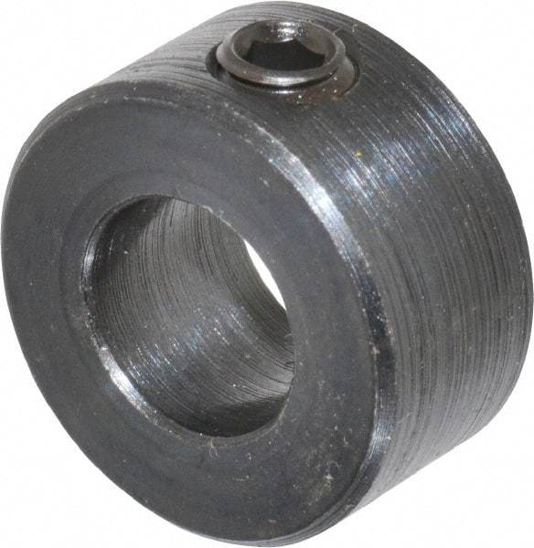 Climax Metal Products - 7/16" Bore, Steel, Set Screw Shaft Collar - 7/8" Outside Diam, 7/16" Wide - A1 Tooling