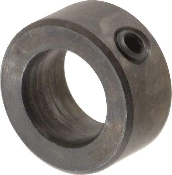 Climax Metal Products - 15mm Bore, Steel, Set Screw Shaft Collar - 1" Outside Diam - A1 Tooling