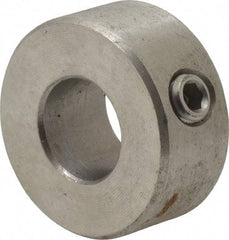 Climax Metal Products - 10mm Bore, Stainless Steel, Set Screw Shaft Collar - 7/8" Outside Diam - A1 Tooling