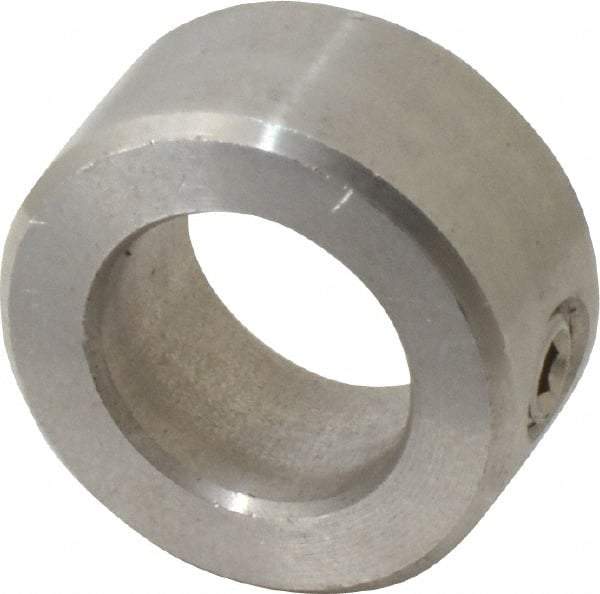 Climax Metal Products - 15mm Bore, Stainless Steel, Set Screw Shaft Collar - 1" Outside Diam - A1 Tooling