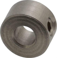 Climax Metal Products - 3/16" Bore, Stainless Steel, Set Screw Shaft Collar - 7/16" Outside Diam, 1/4" Wide - A1 Tooling