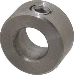 Climax Metal Products - 3/8" Bore, Stainless Steel, Set Screw Shaft Collar - 3/4" Outside Diam, 3/8" Wide - A1 Tooling